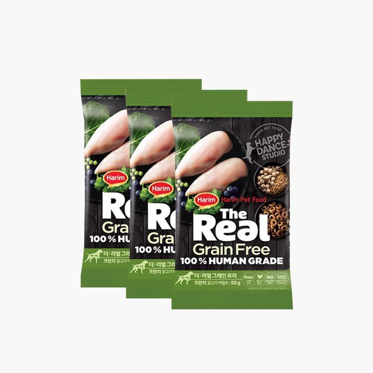 [샘플] 하림 더리얼 그레인프리 크런치 닭고기 (50g) 2번째 이미지