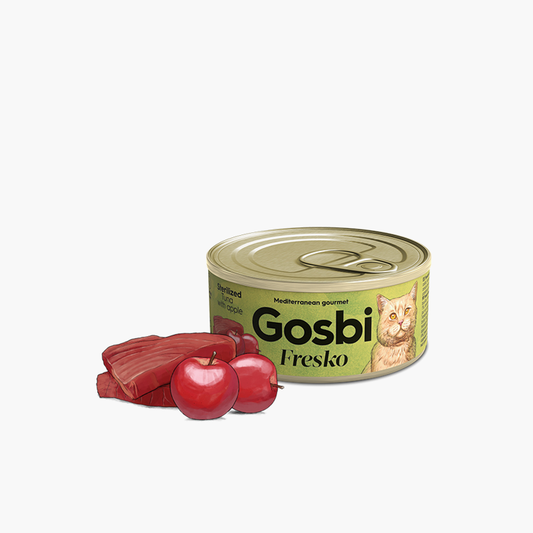 고스비 프레스코 참치&사과 어덜트 (70g) 2번째 이미지