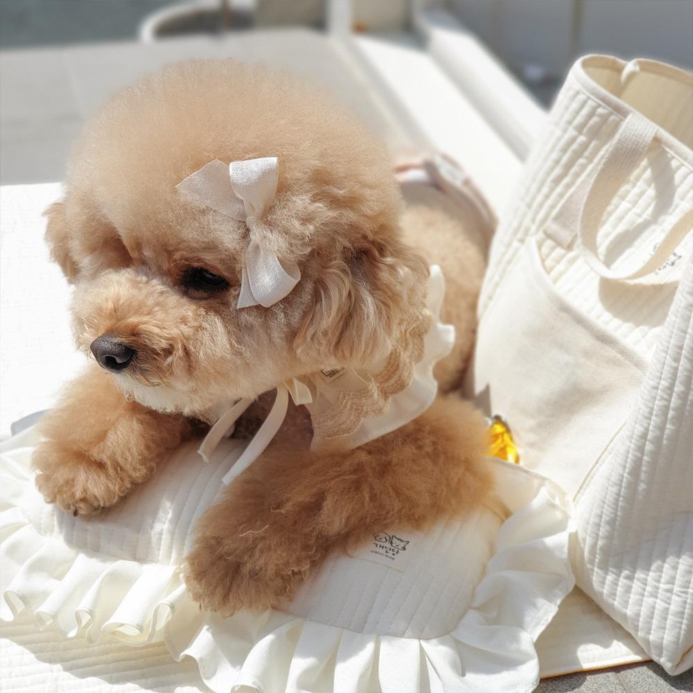 개달당 마이쭈 누빔 3D에어메쉬 사계절 고양이 강아지베개 4번째 이미지