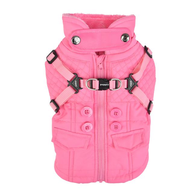 퍼피아 기모 퍼 누빔 조끼 하네스 패딩 점퍼 (S-XXL) 5번째 이미지