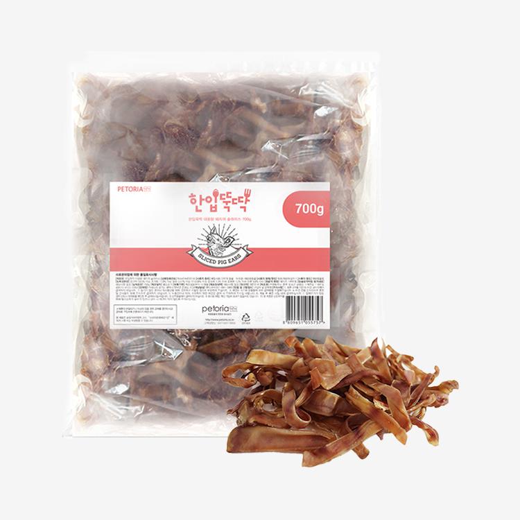 한입뚝딱 대용량 돼지귀 슬라이스 (700g) 1번째 이미지
