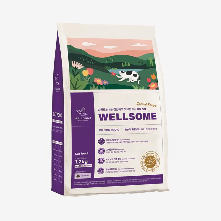 웰썸 캣 그레인프리 곤충 사료 (1.2kg) 1번째 이미지