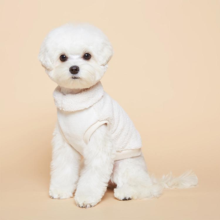 플로트 플러피후리스 목폴라 아이보리 (S-XXL) 1번째 이미지