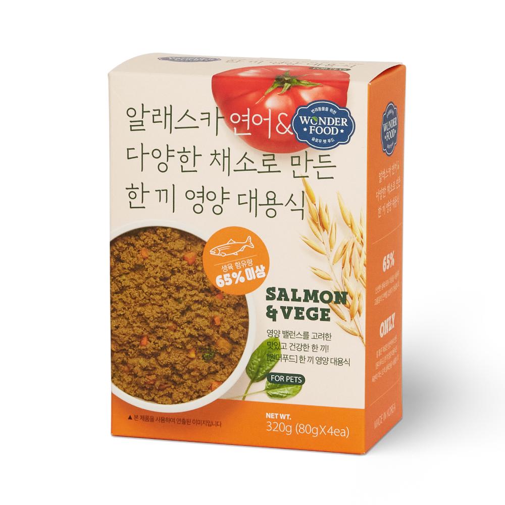 원더푸드 한 끼 영양 대용식 3종 320g (80gx4)  4번째 이미지
