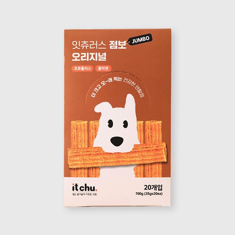 [유통기한 25년 09월 30일] [잇츄] 잇츄러스 점보 20개입 (2종) 강아지 덴탈껌 대형견 간식 대용량간식 2번째 이미지