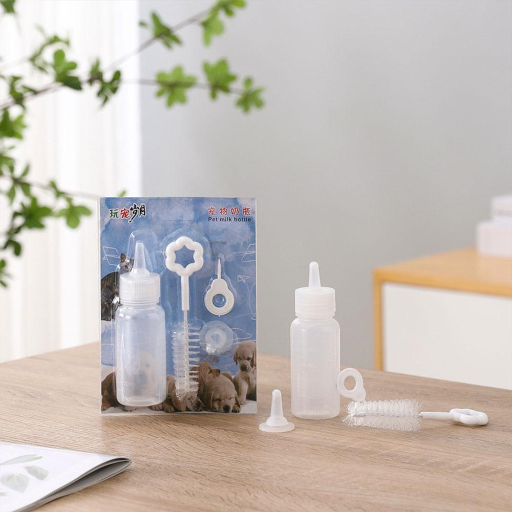 크레용펫 고양이 강아지 젖병 분유 수유 세트 반려동물용 60ml 4번째 이미지