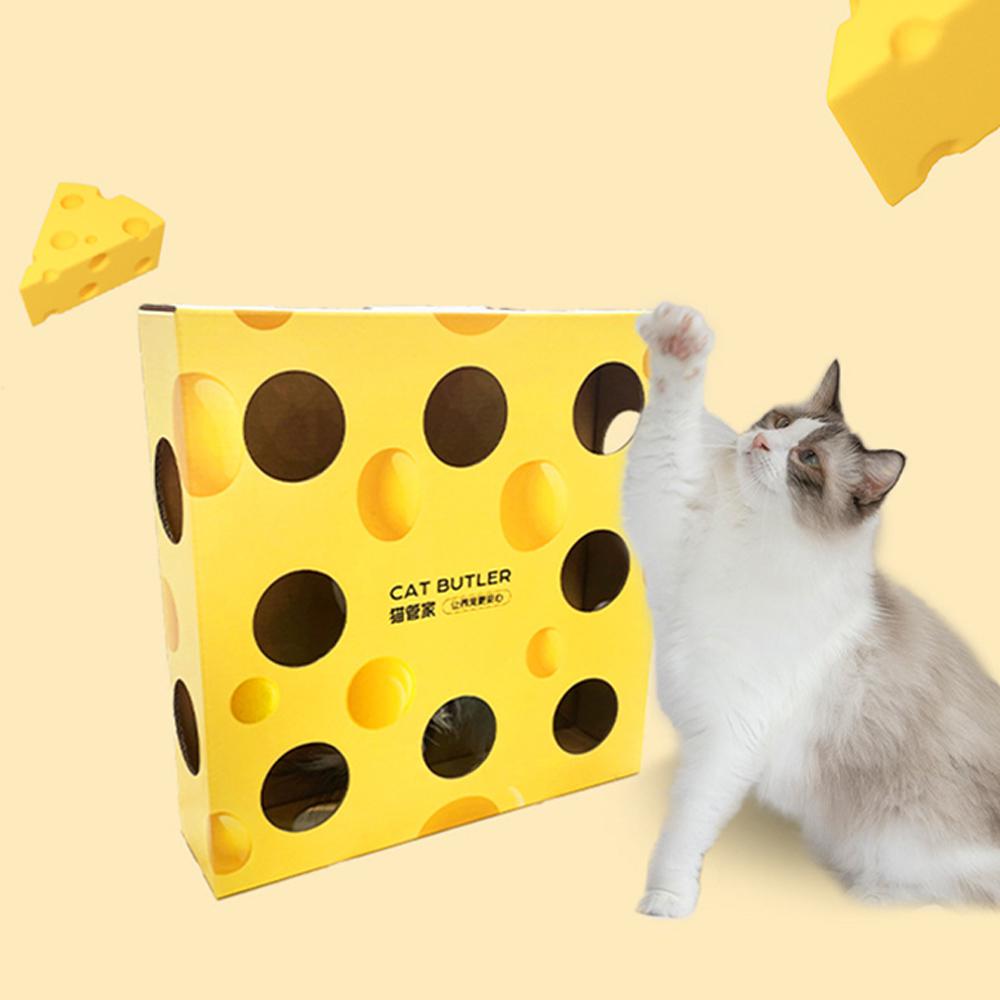 아서아리 고양이 움직이는 깃털 회전 두더지 자동 장난감 2번째 이미지