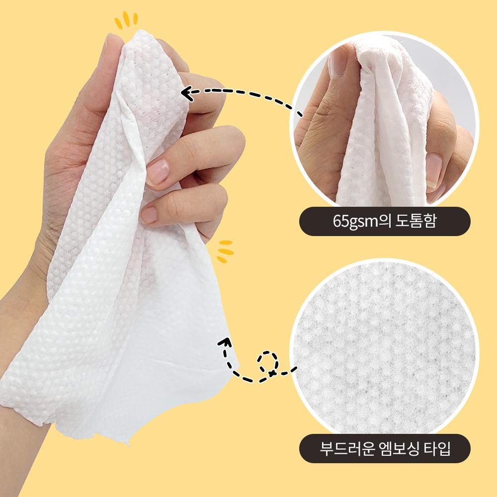 코코와보리 레이온 100% 80매 캡형 물티슈 4번째 이미지