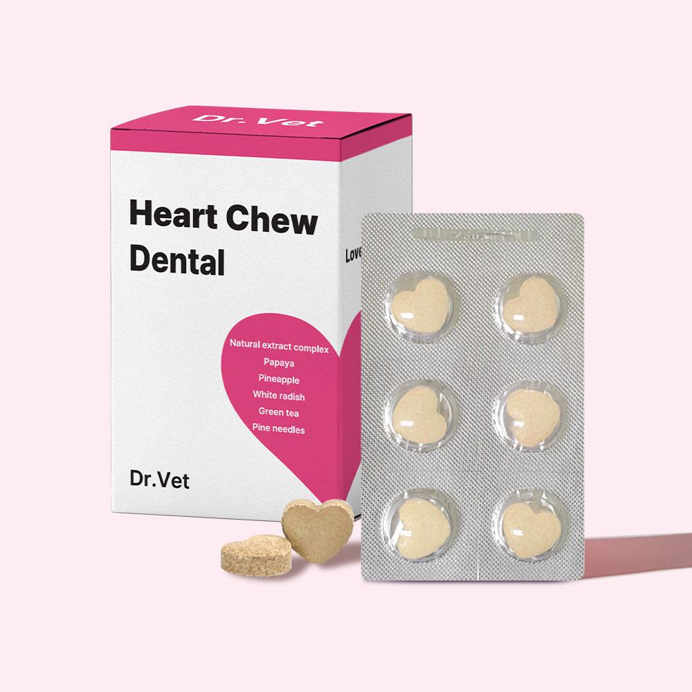 닥터벳 하트츄 덴탈 치아 잇몸 영양제 30정 1번째 이미지